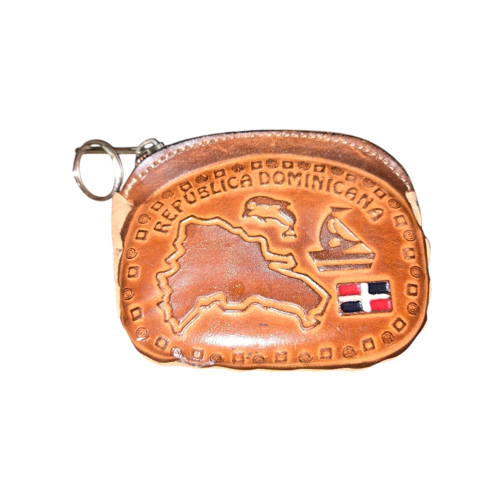 Dominican‎ Republic Leather Coin Purse